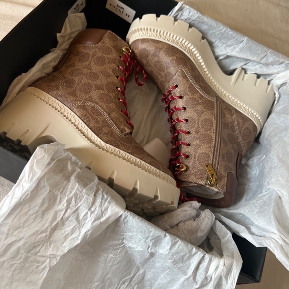 Coach Ainsley Coated Canva boots - Picture 5 of 6